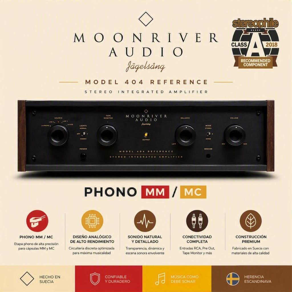 Moonriver Audio 404 Reference + Phono MM/MC