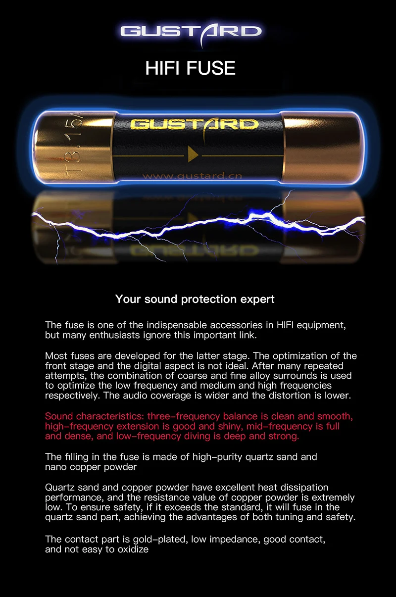 Gustard Fusible Audiophile - Imagen 5
